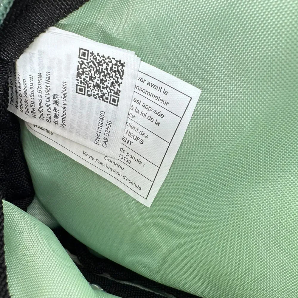 Kavu Spectator Hip Fanny Bag Green Rio Tie Dye Canvas Belted Zipper‎ 9204-1889